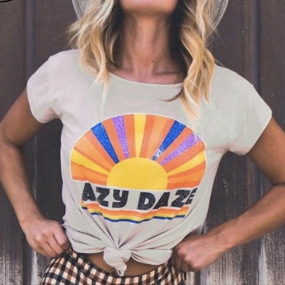 Lazy Daze Tee Rainbow T-Shirt S